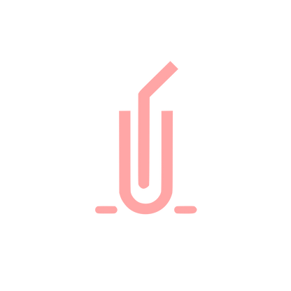 Straw Logo #ffa6a6