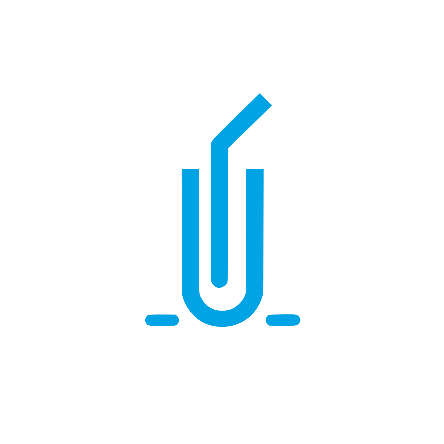 Straw Logo #00a3e4
