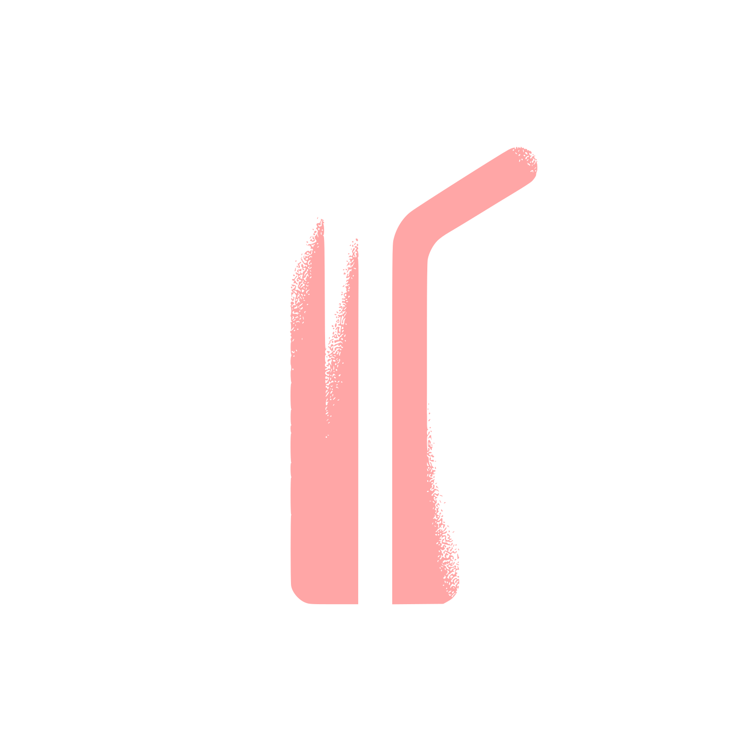 Straw Logo #ffa6a6