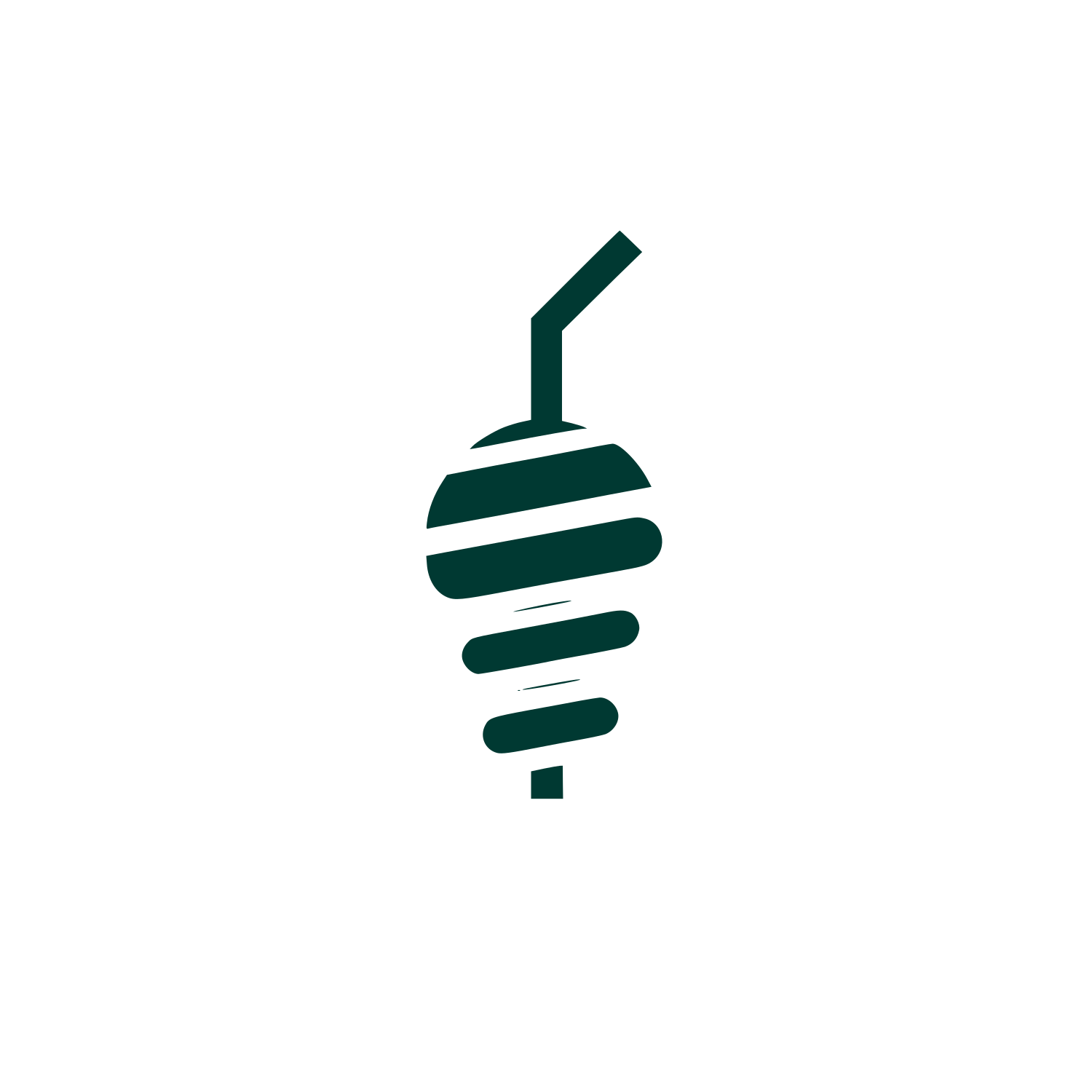 Beverage Straw Logo #003932