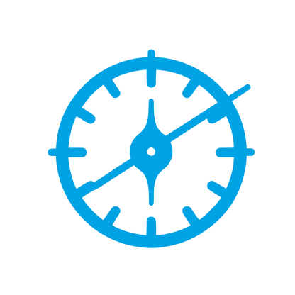 Simplified Compass Logo #00a3e4