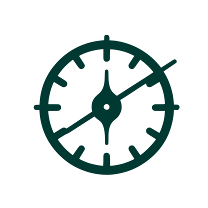 Simplified Compass Logo #003932
