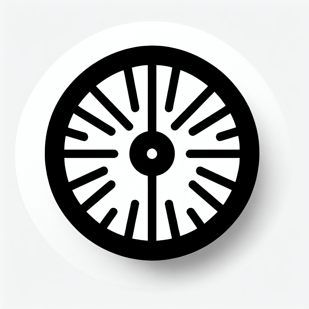 Wheel Symbol Logo