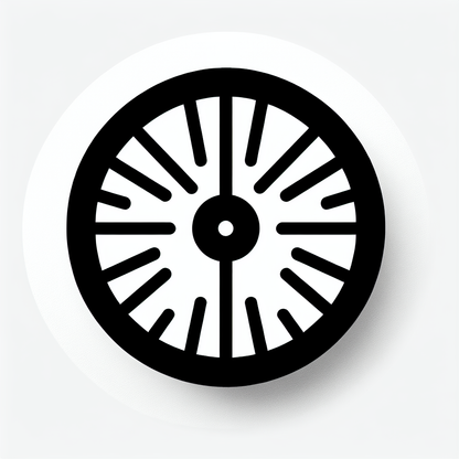 Wheel Symbol Logo