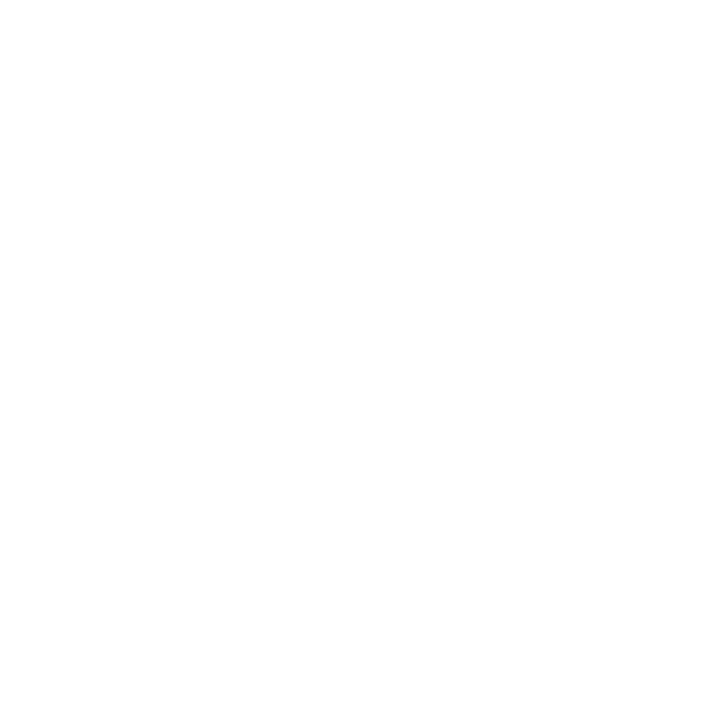 Wheel Symbol Logo #ffffff
