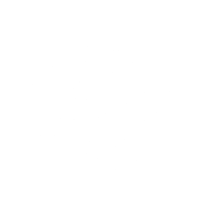 Wheel Symbol Logo #ffffff