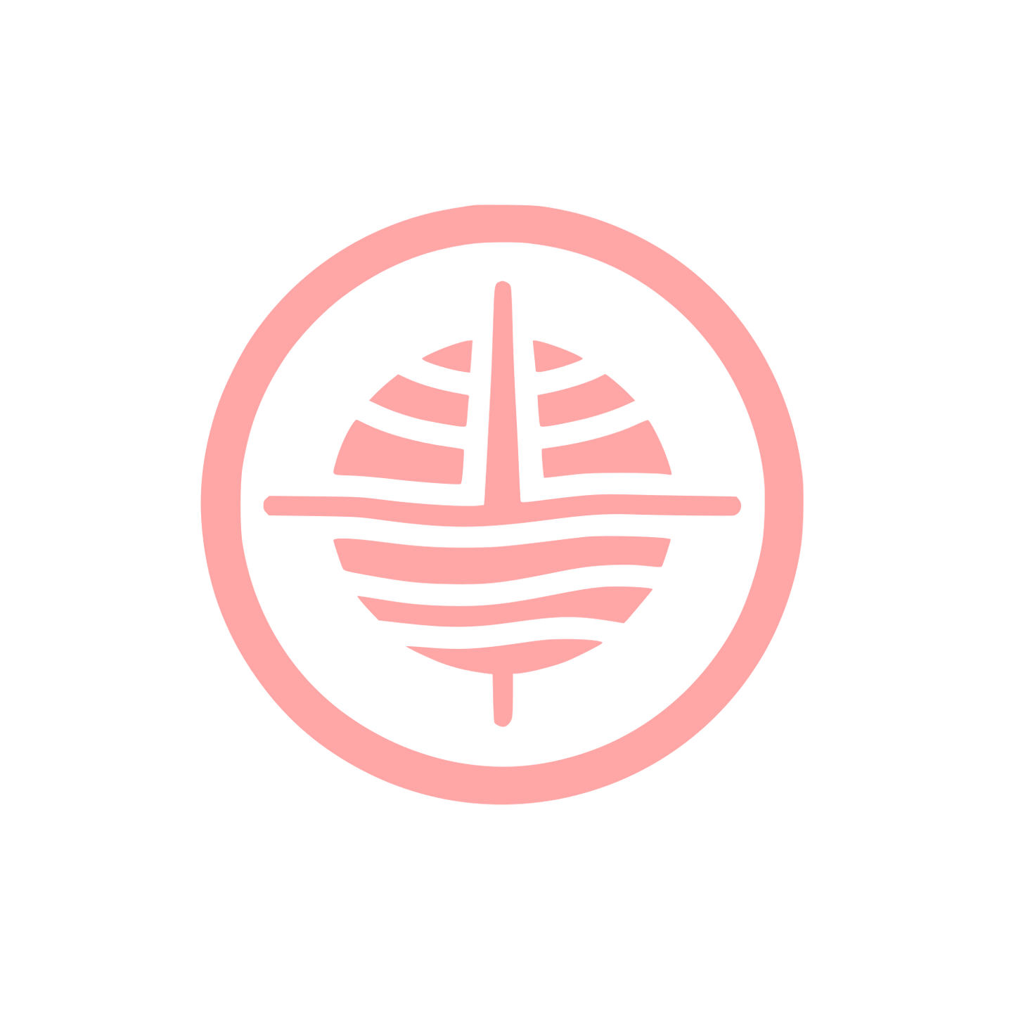 Sailboat Logo #ffa6a6