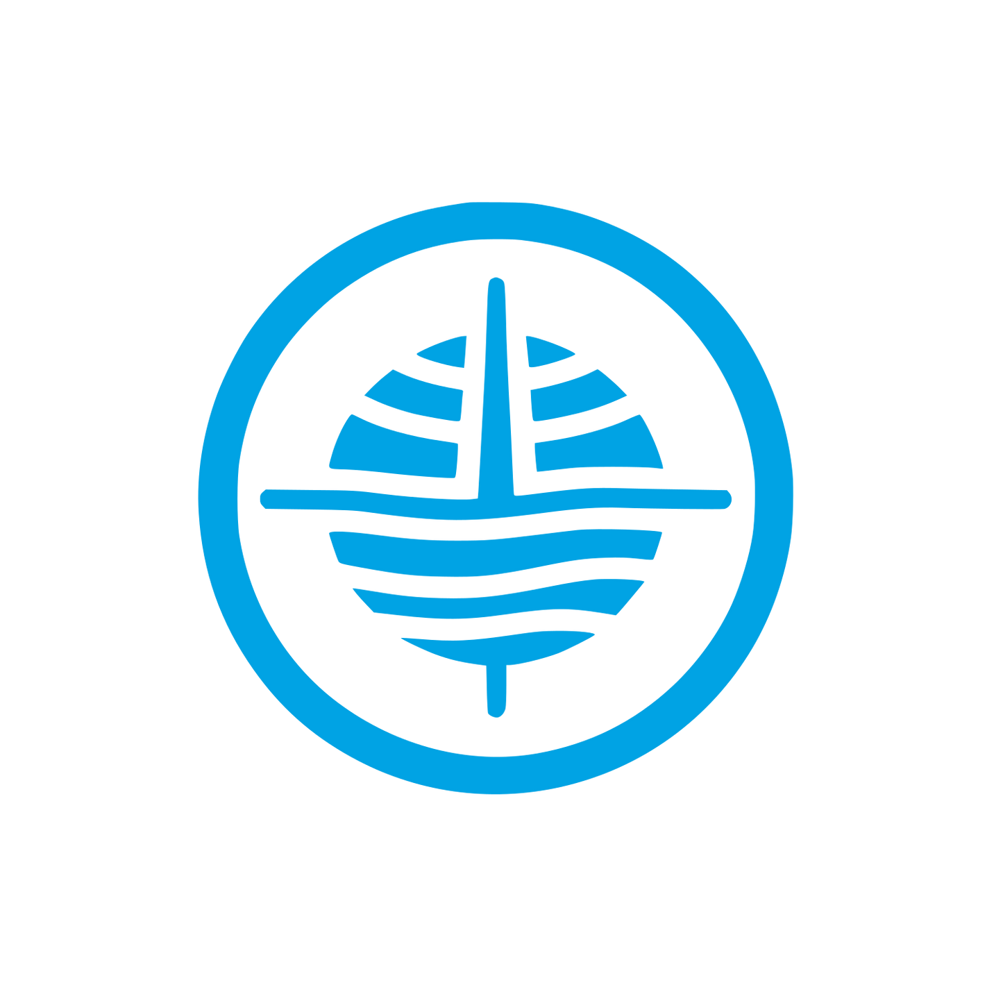 Sailboat Logo #00a3e4