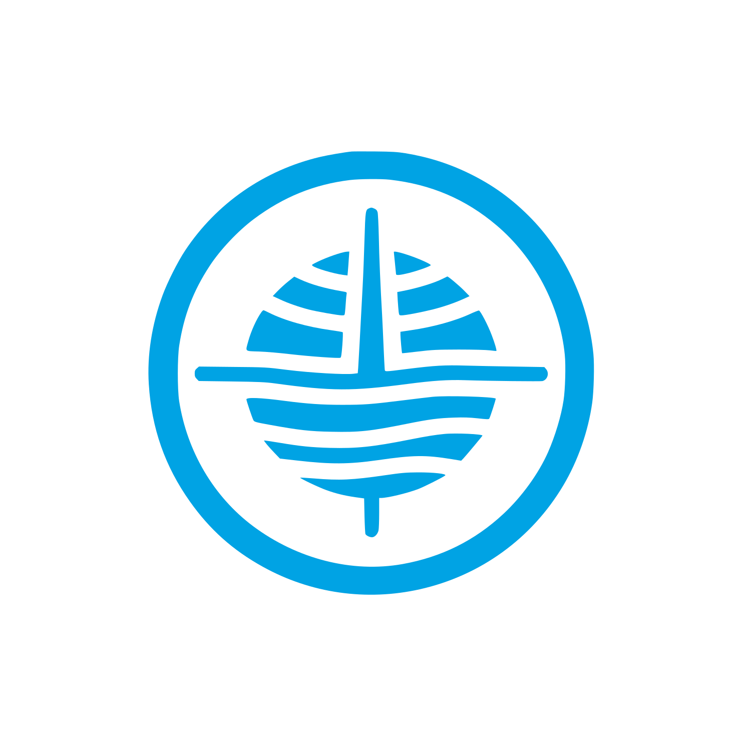Sailboat Logo #00a3e4