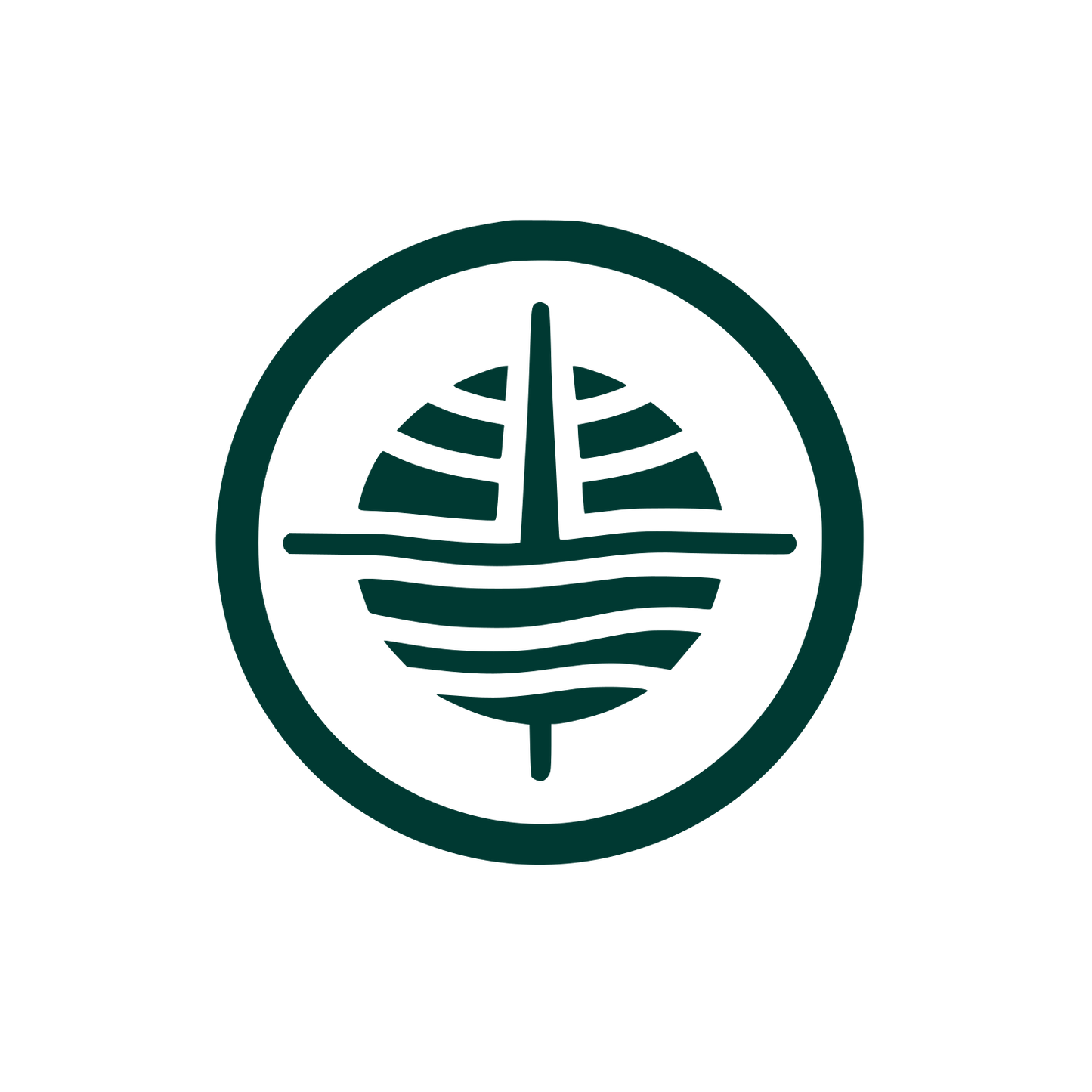 Sailboat Logo #003932