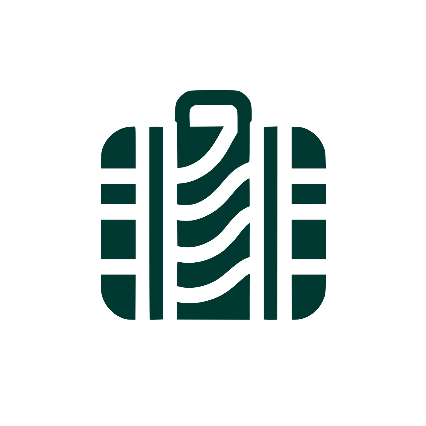 Suitcase Travel Logo #003932