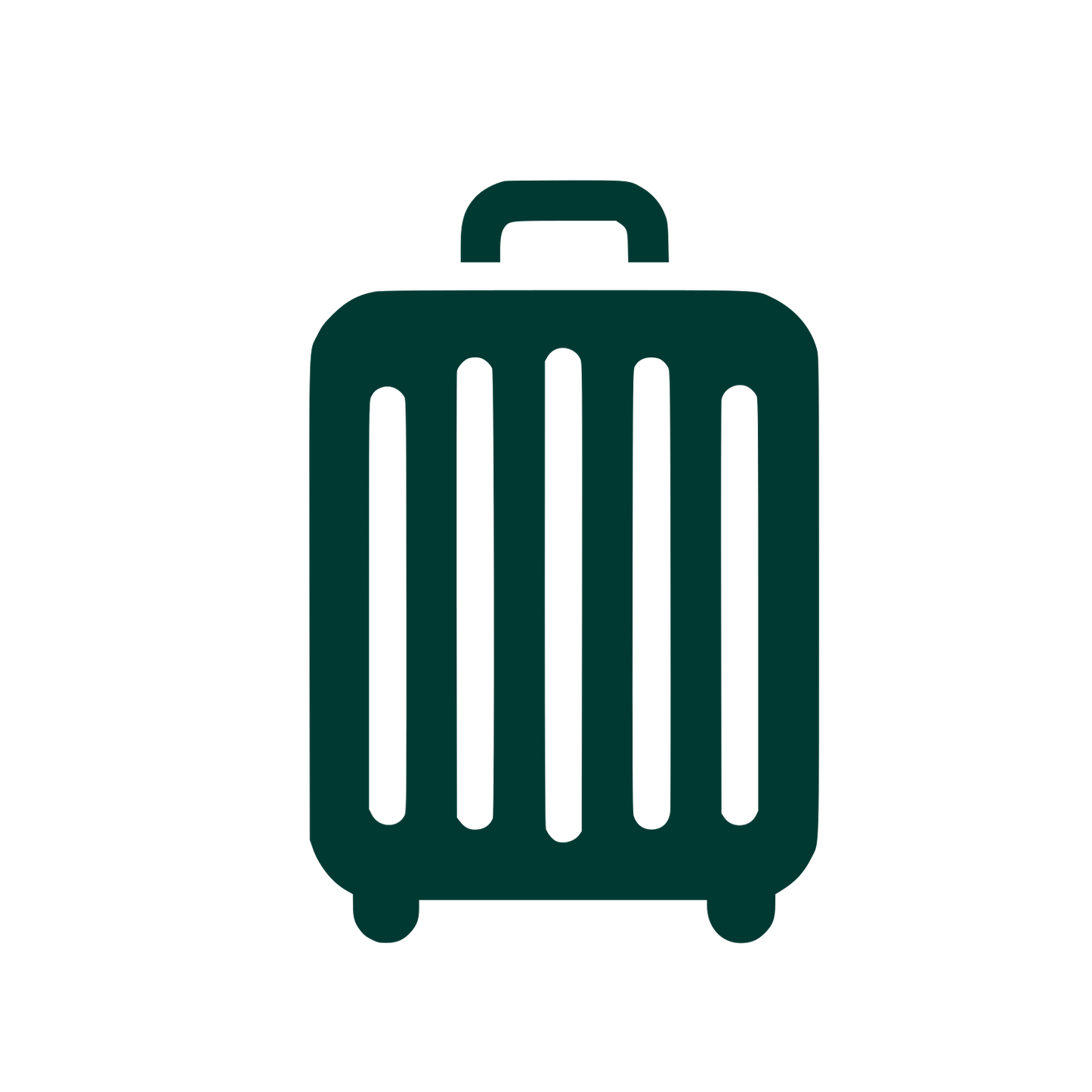 Travel Suitcase Logo #003932
