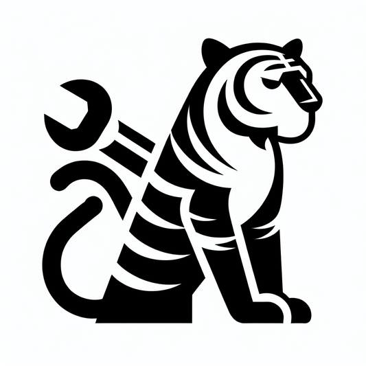 Tiger Stripes Animal Logo