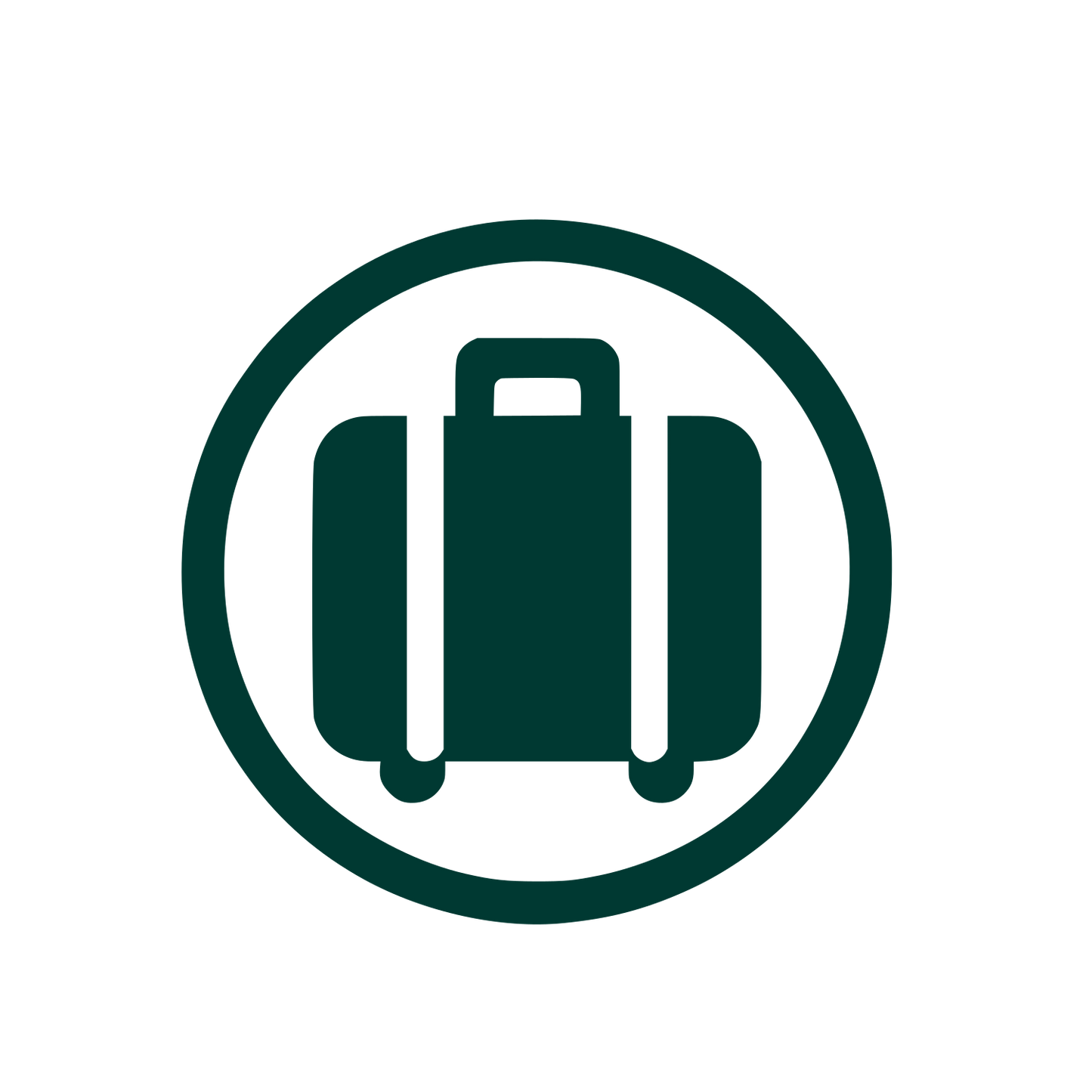 Travel Baggage Logo #003932