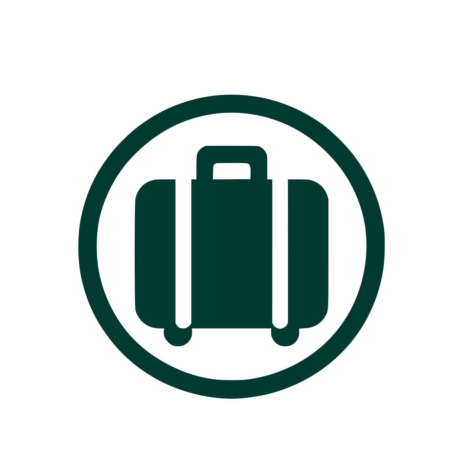 Travel Baggage Logo #003932
