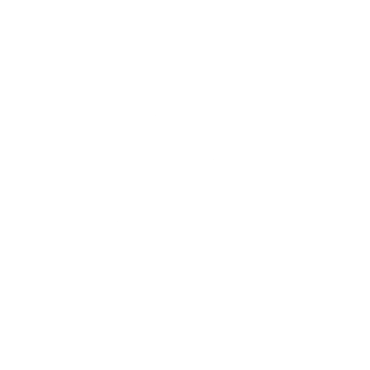 Suitcase Logo #ffffff