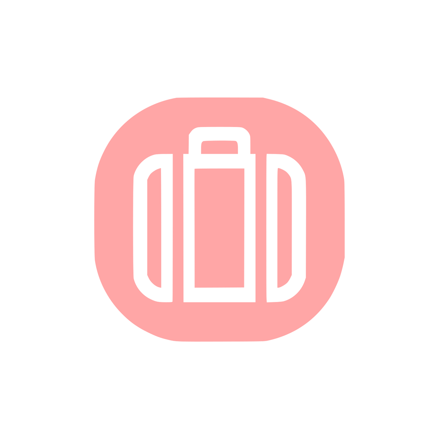 Briefcase Logo Design #ffa6a6