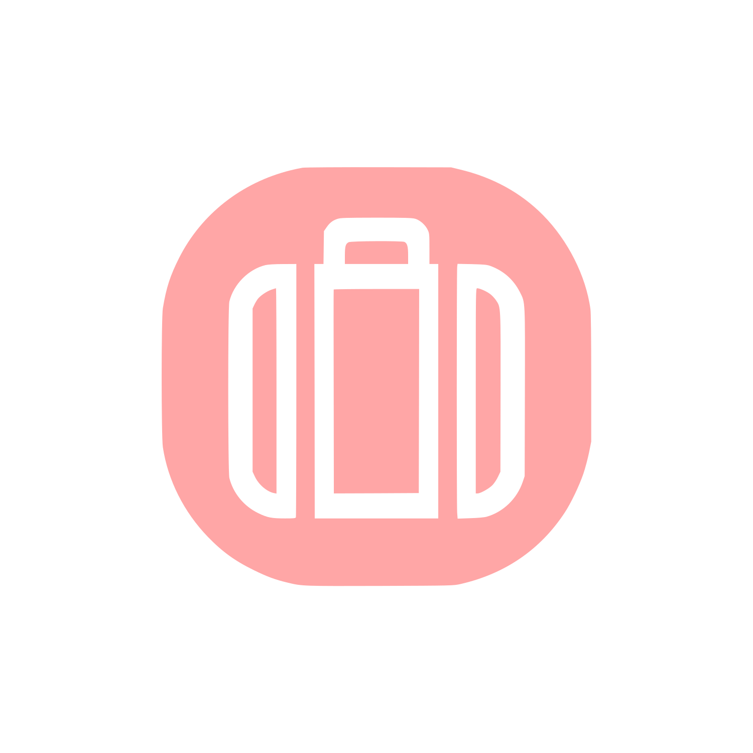 Briefcase Logo Design #ffa6a6