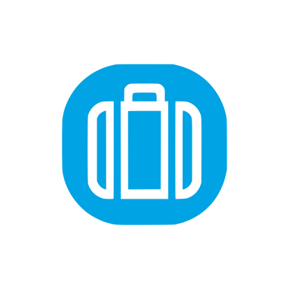Briefcase Logo Design #00a3e4