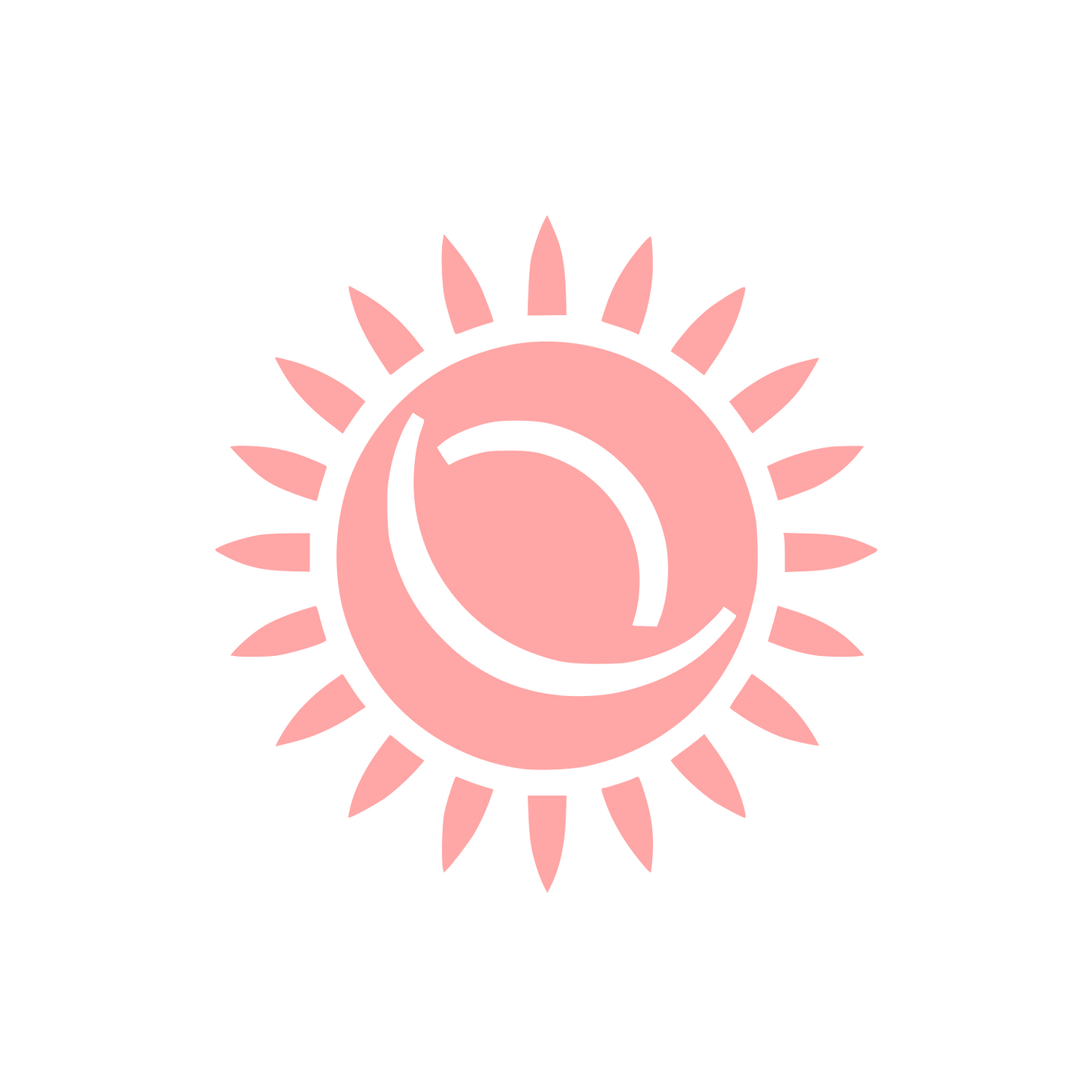 Sunshine Graphic Logo #ffa6a6