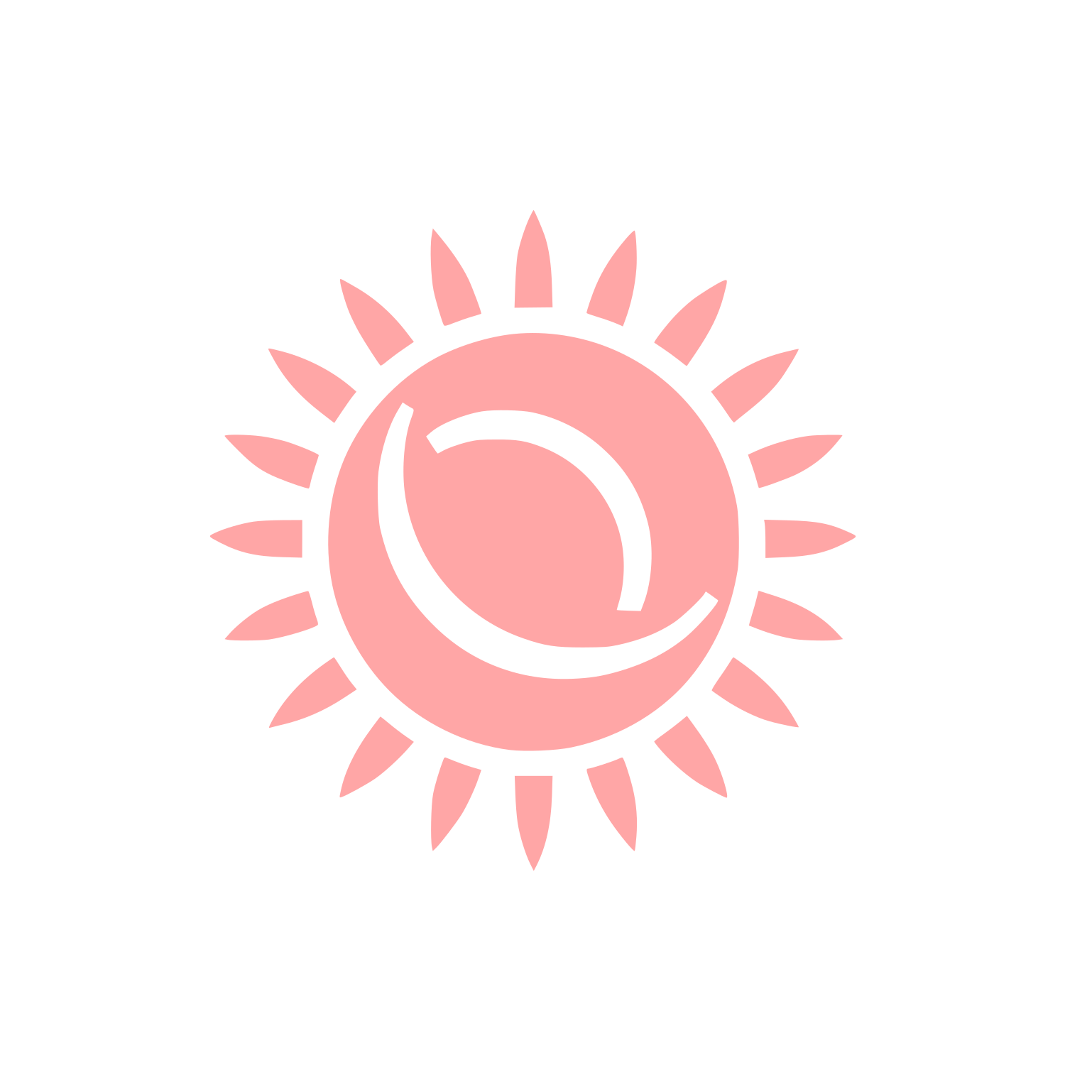 Sunshine Graphic Logo #ffa6a6