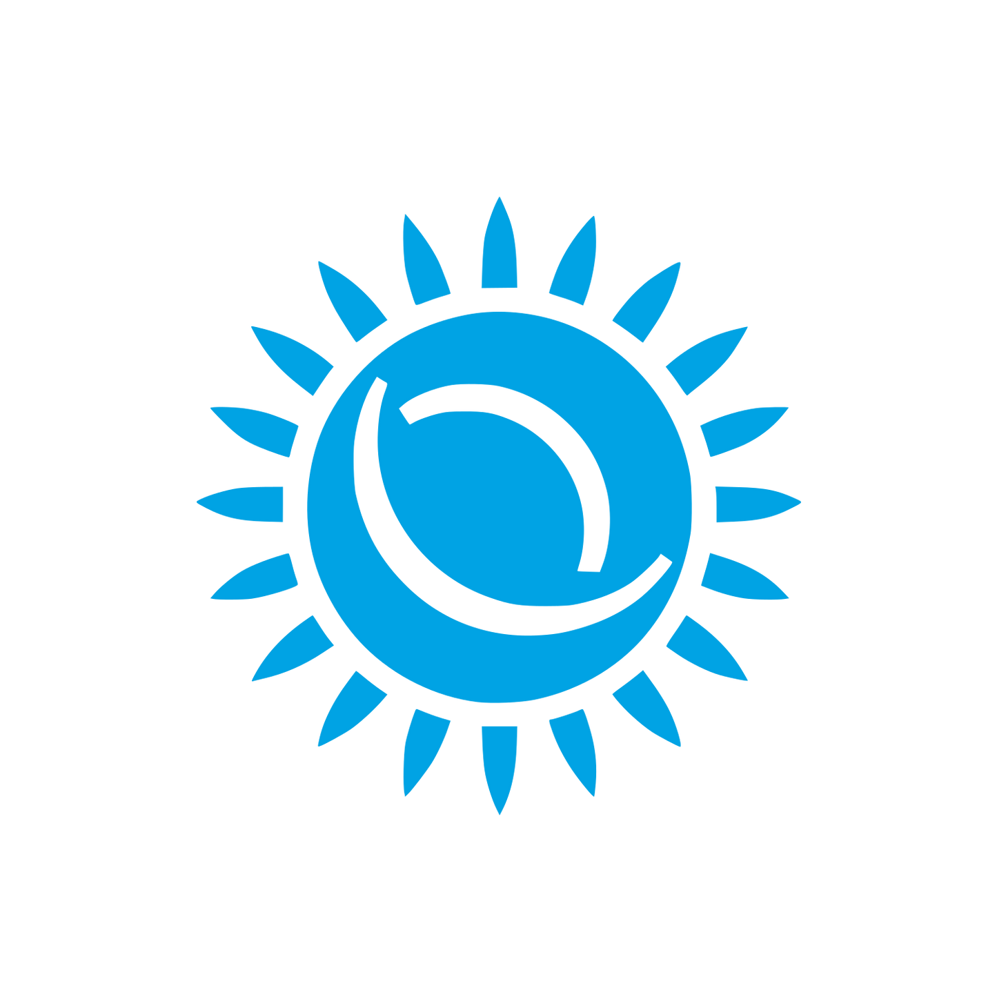 Sunshine Graphic Logo #00a3e4