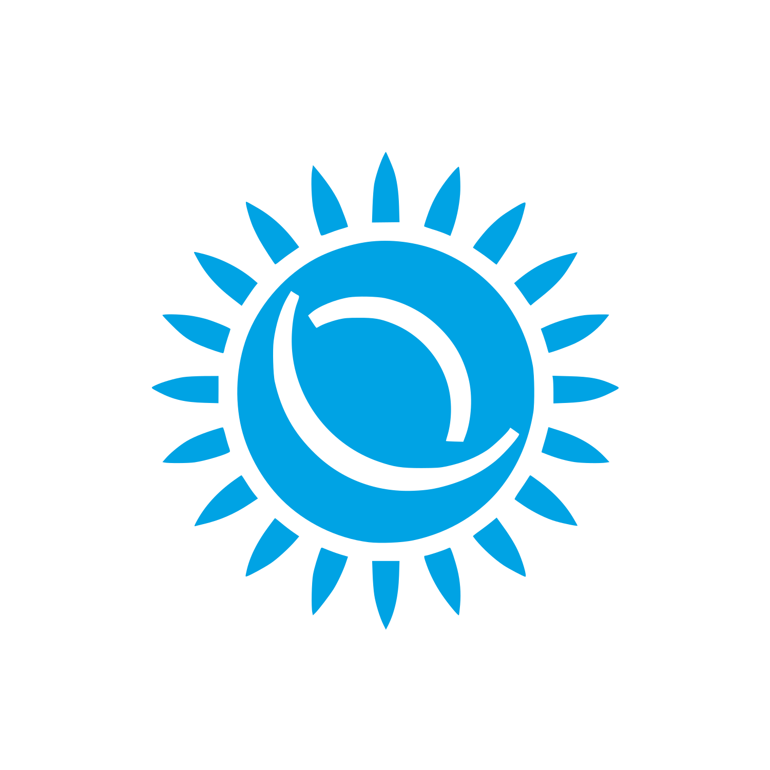 Sunshine Graphic Logo #00a3e4