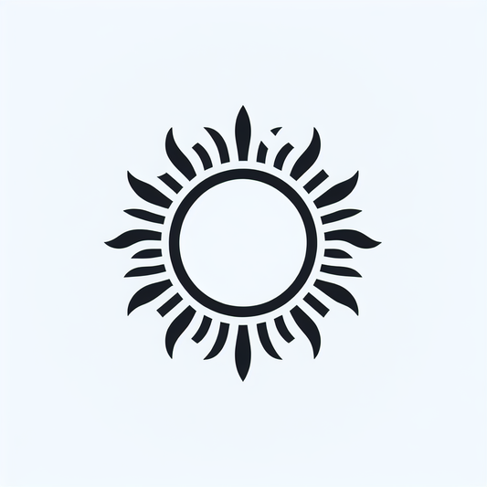 Sunburst Circle Logo
