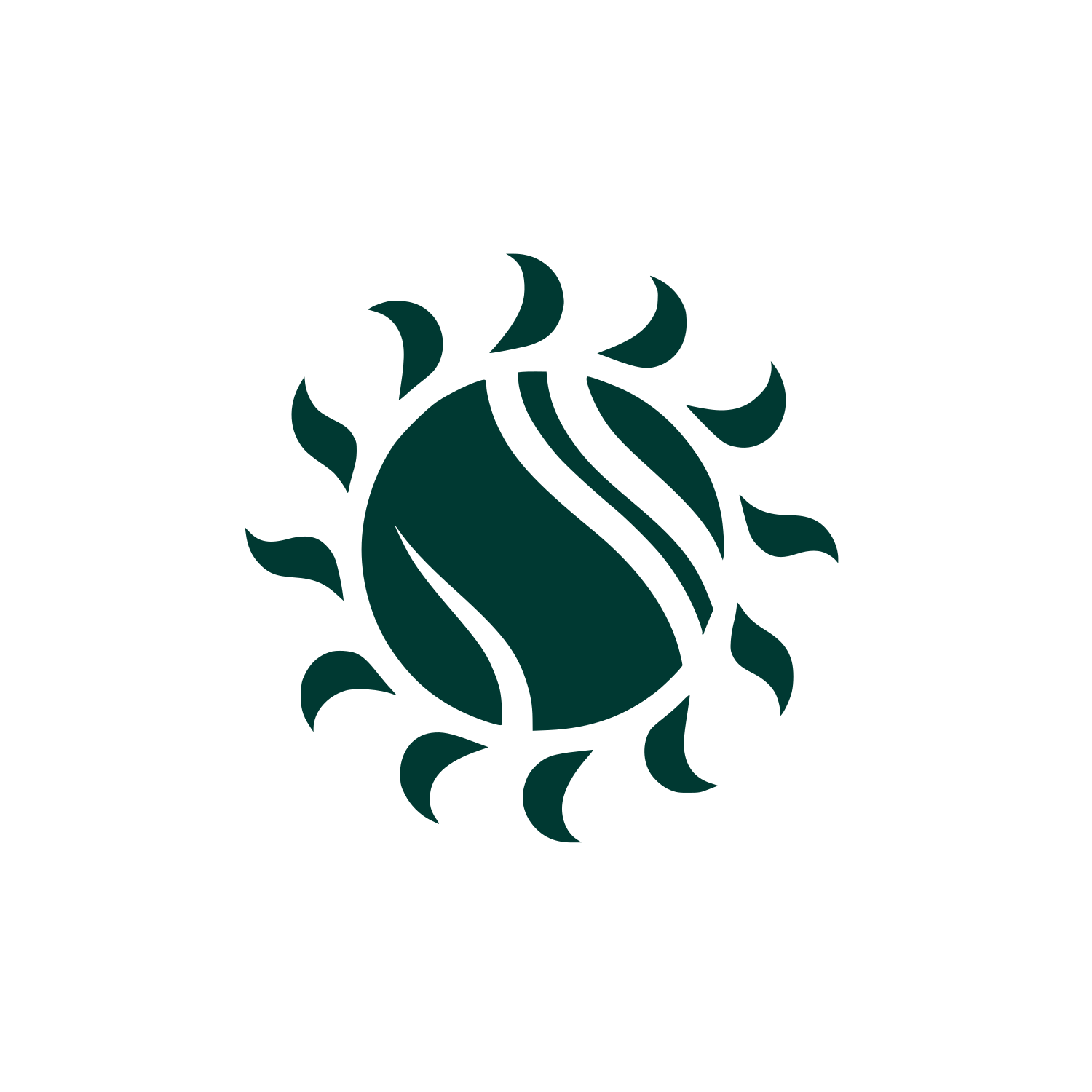 Sun Tribal Logo #003932