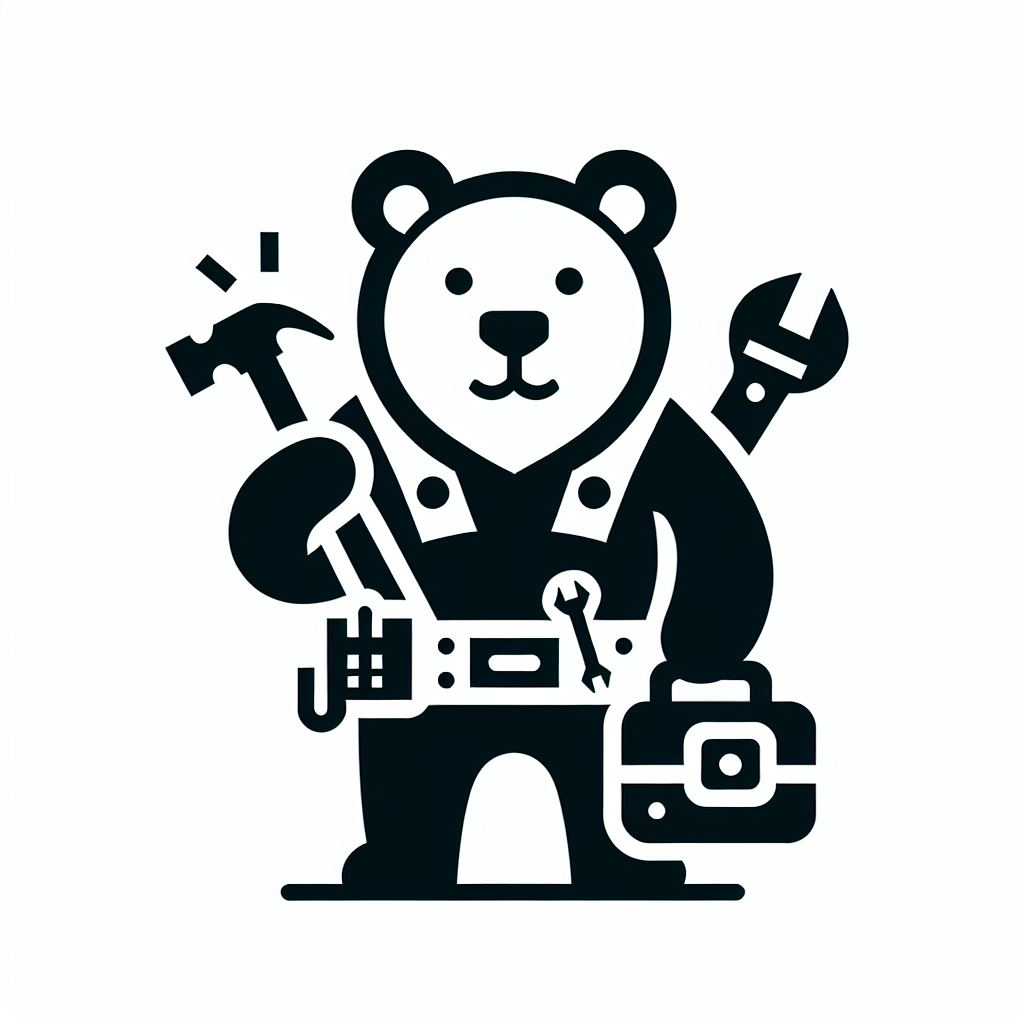 Bear Handyman Tools Logo