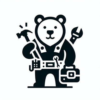 Bear Handyman Tools Logo