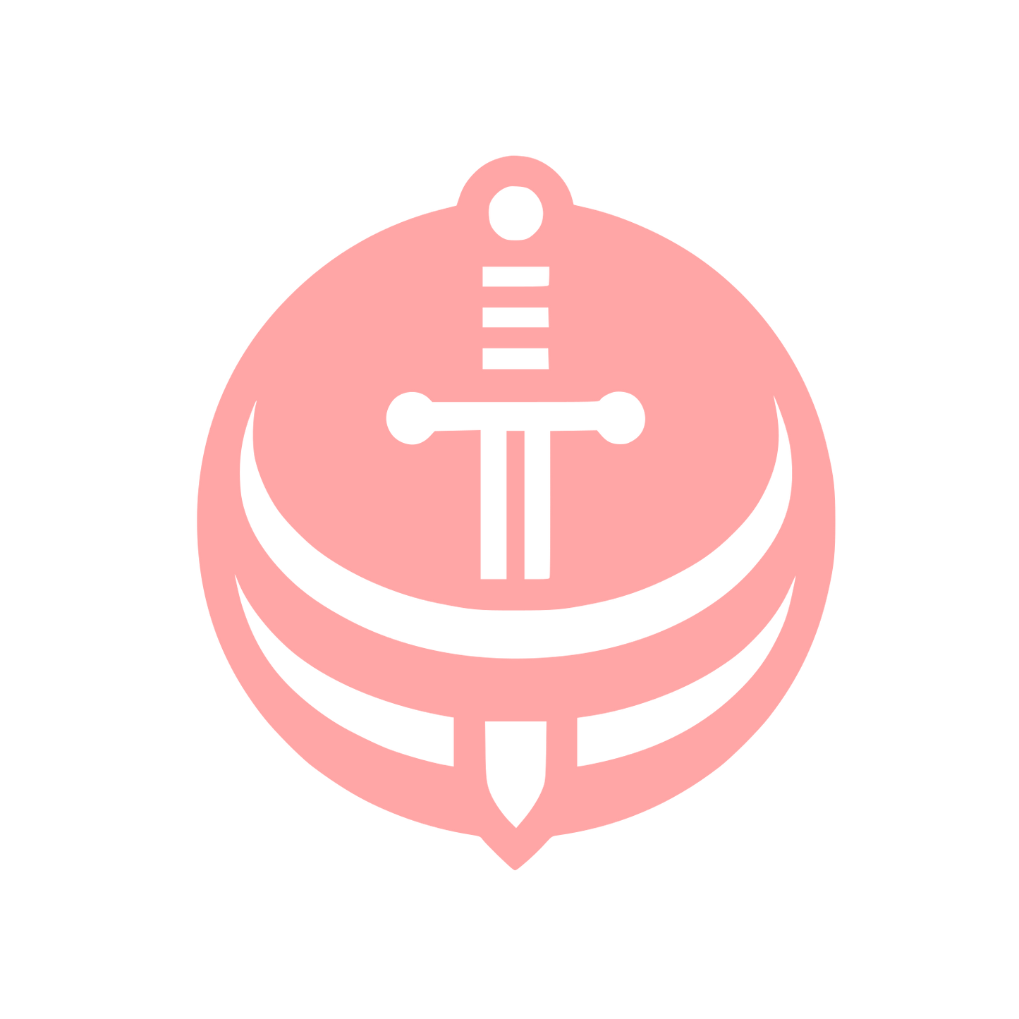 Sword Logo #ffa6a6