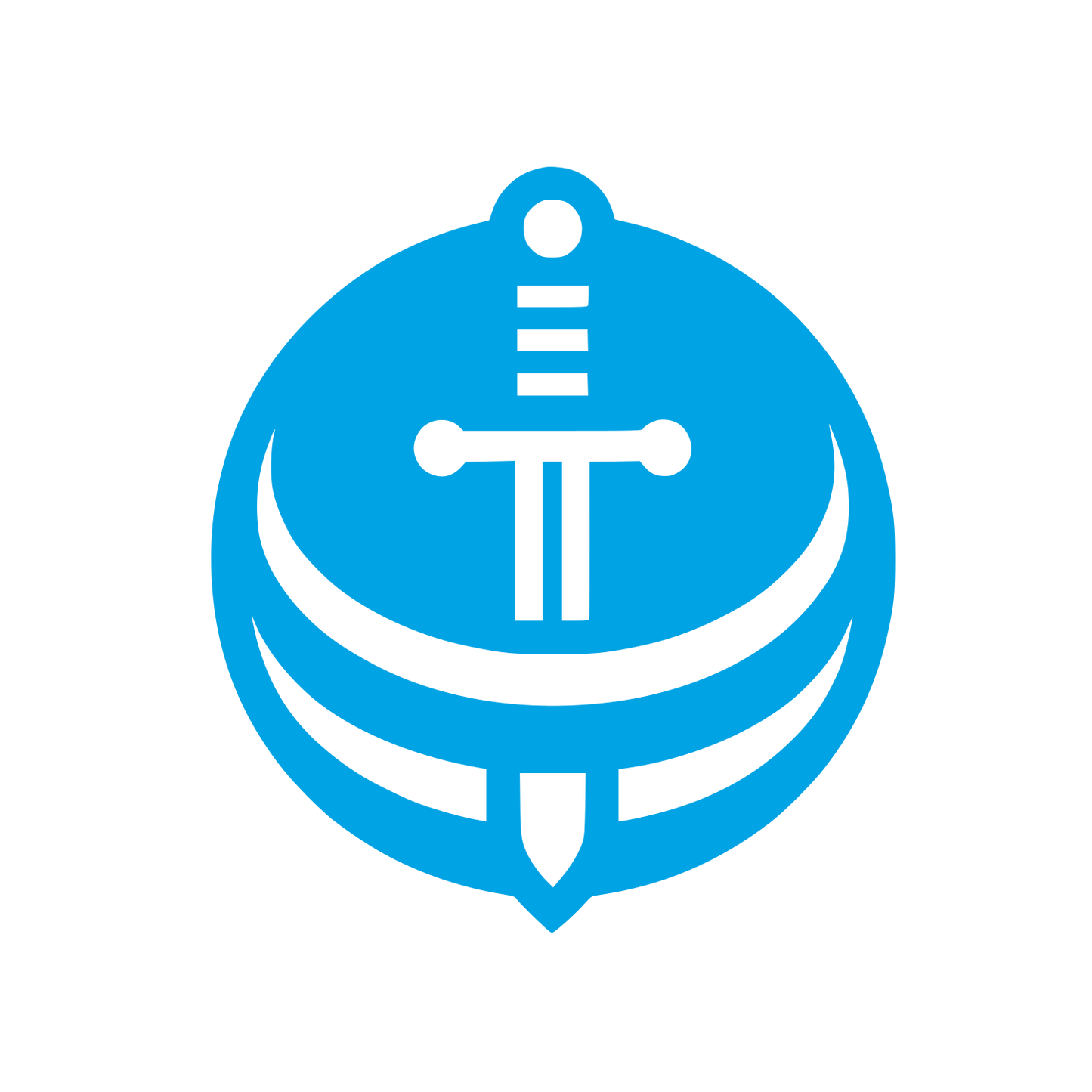 Sword Logo #00a3e4