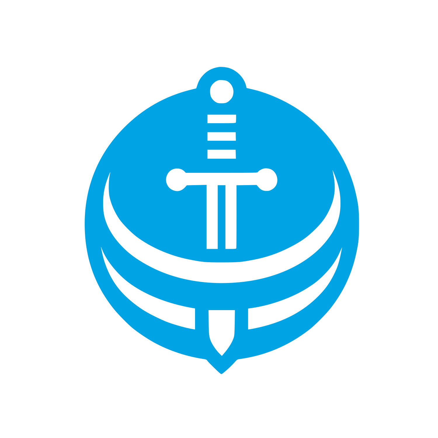 Sword Logo #00a3e4