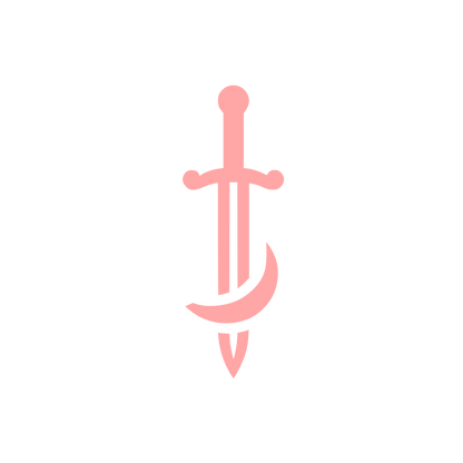 Sword Anchor Logo #ffa6a6