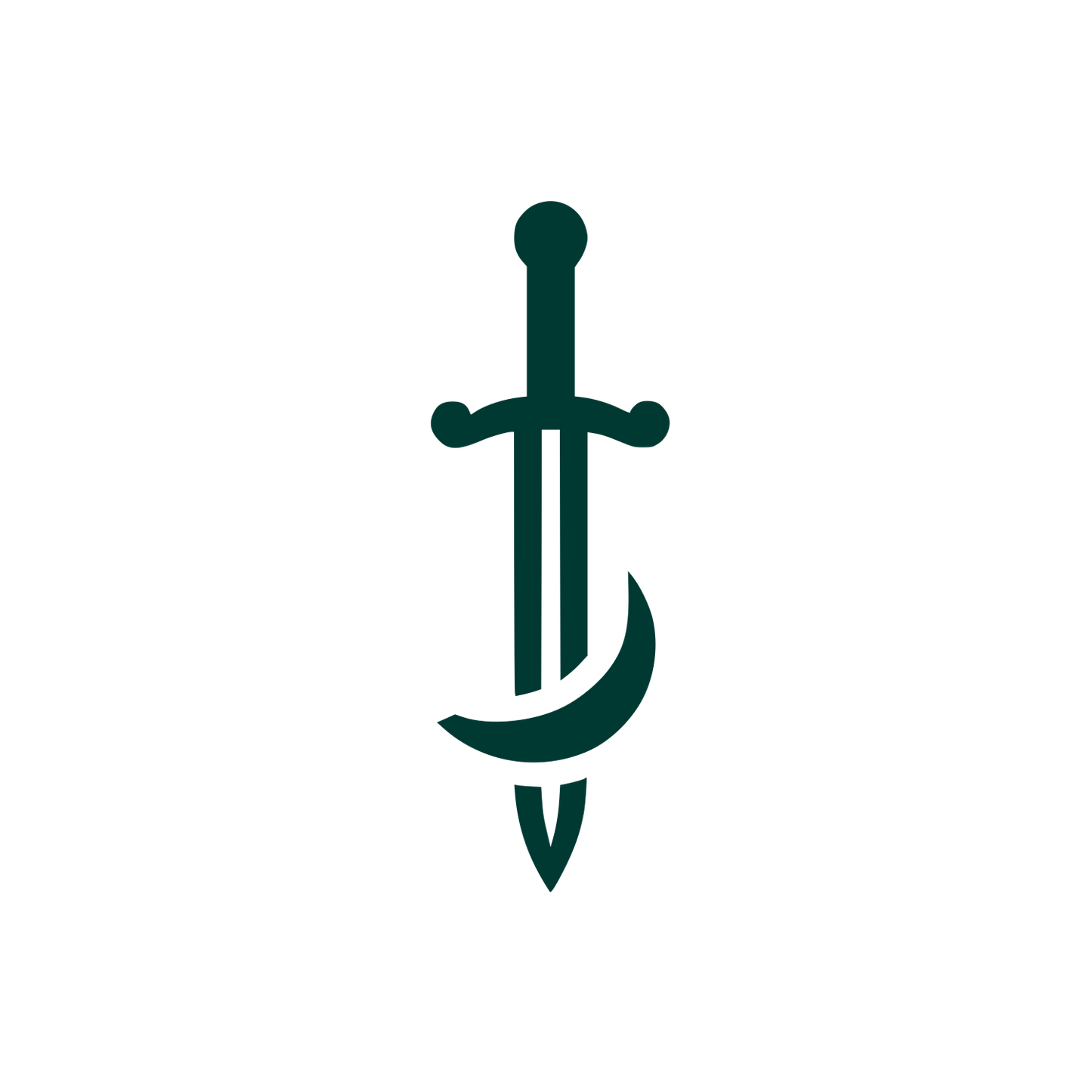 Sword Anchor Logo #003932