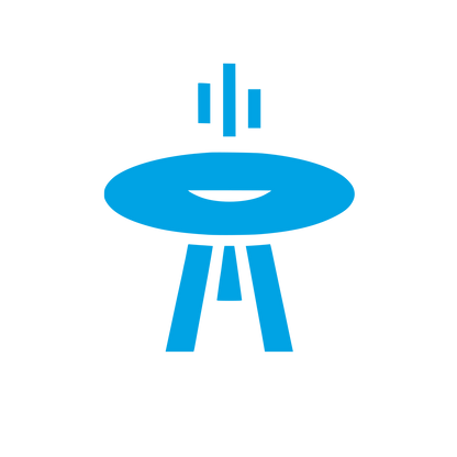 Abstract UFO Logo #00a3e4