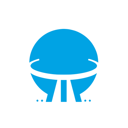 Black UFO Logo #00a3e4