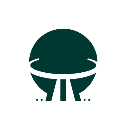 Black UFO Logo #003932