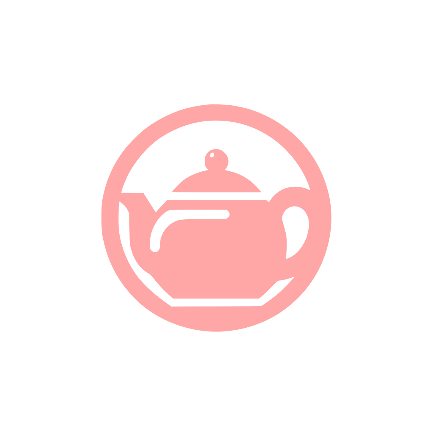 Teapot Logo Design #ffa6a6