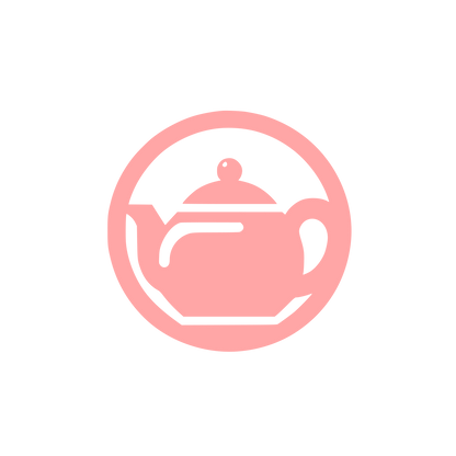 Teapot Logo Design #ffa6a6