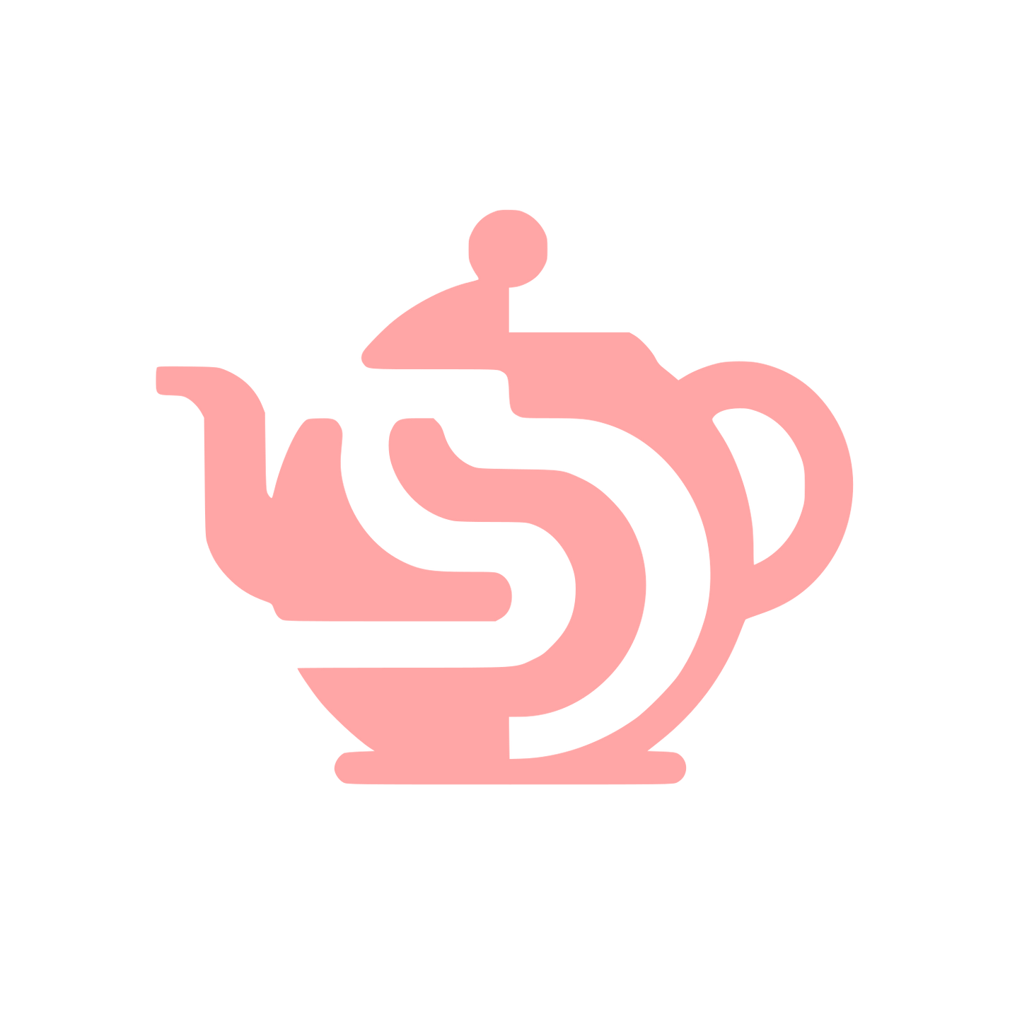 Teapot Shaped Logo #ffa6a6