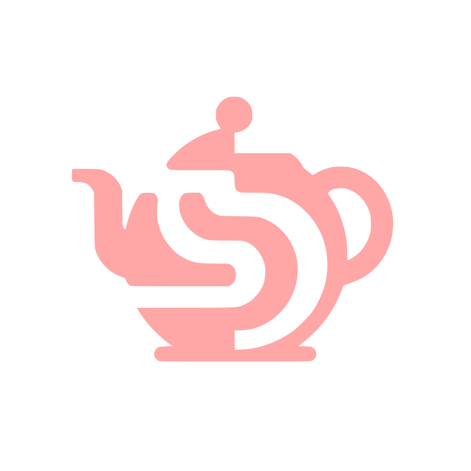 Teapot Shaped Logo #ffa6a6