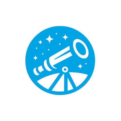 Astronomical Observatory Logo #00a3e4