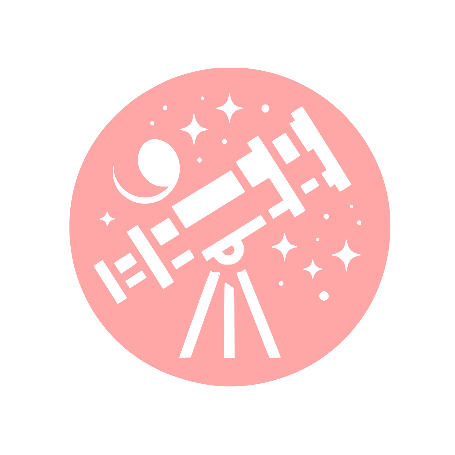 Astronomical Observatory Logo #ffa6a6