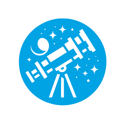 Astronomical Observatory Logo #00a3e4