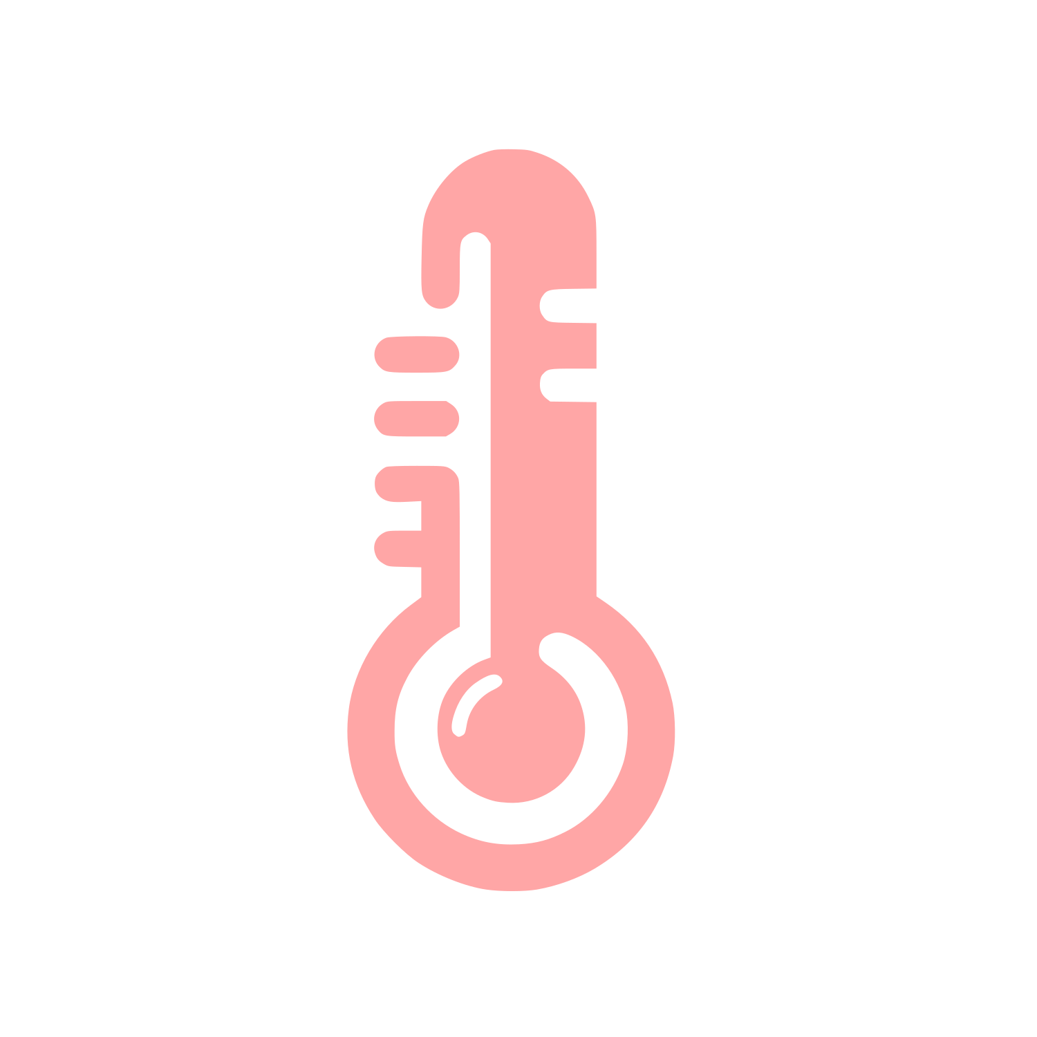 Thermometer Logo Design #ffa6a6