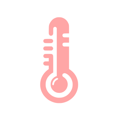 Thermometer Logo Design #ffa6a6