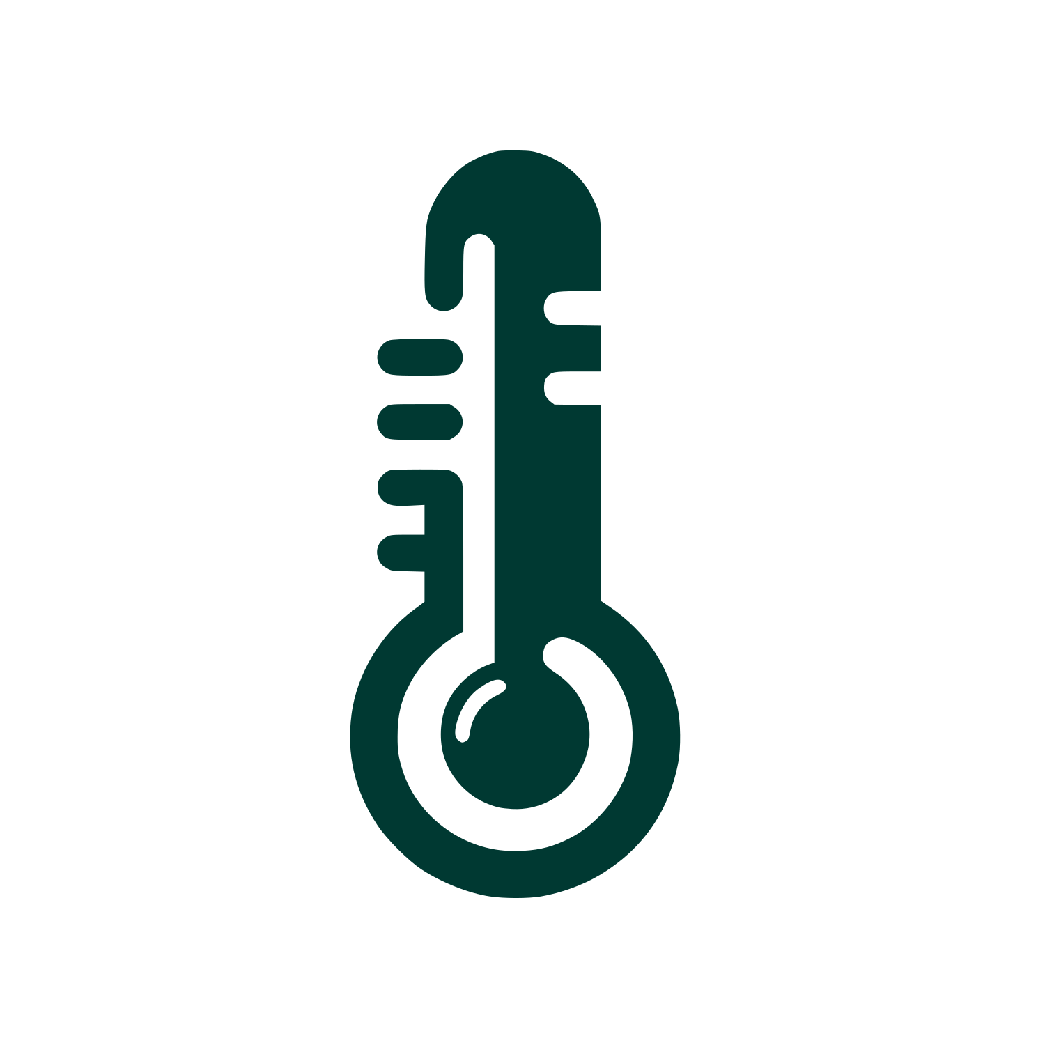 Thermometer Logo Design #003932
