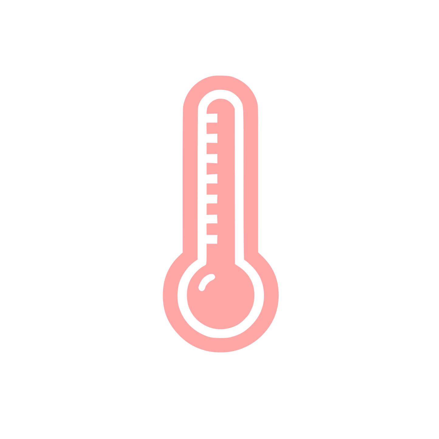 Thermometer Logo #ffa6a6
